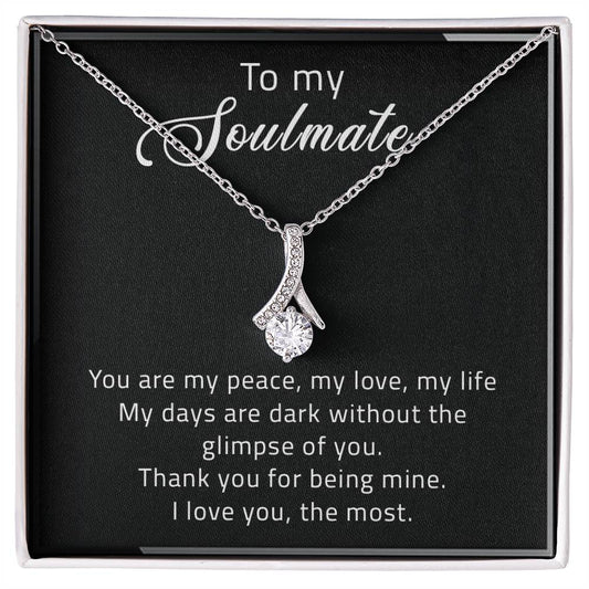 To My Soulmate | I Love You The Most - Alluring Beauty necklace